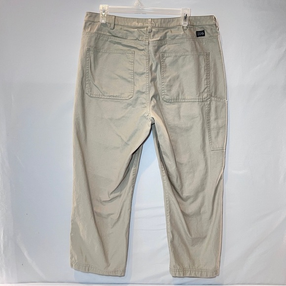 Mountain Hardwear Cotton Ridge High Waisted  Cream Colored Pant - Size 12 - Picture 2 of 10